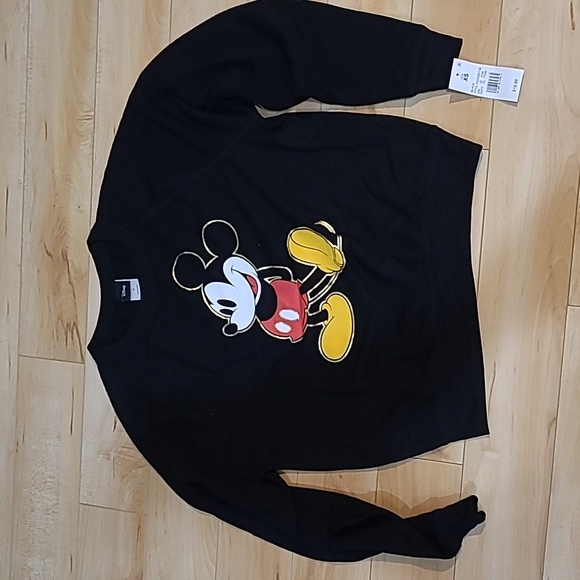 Disney Tops - Disney women's XS black Mickey Mouse sweater